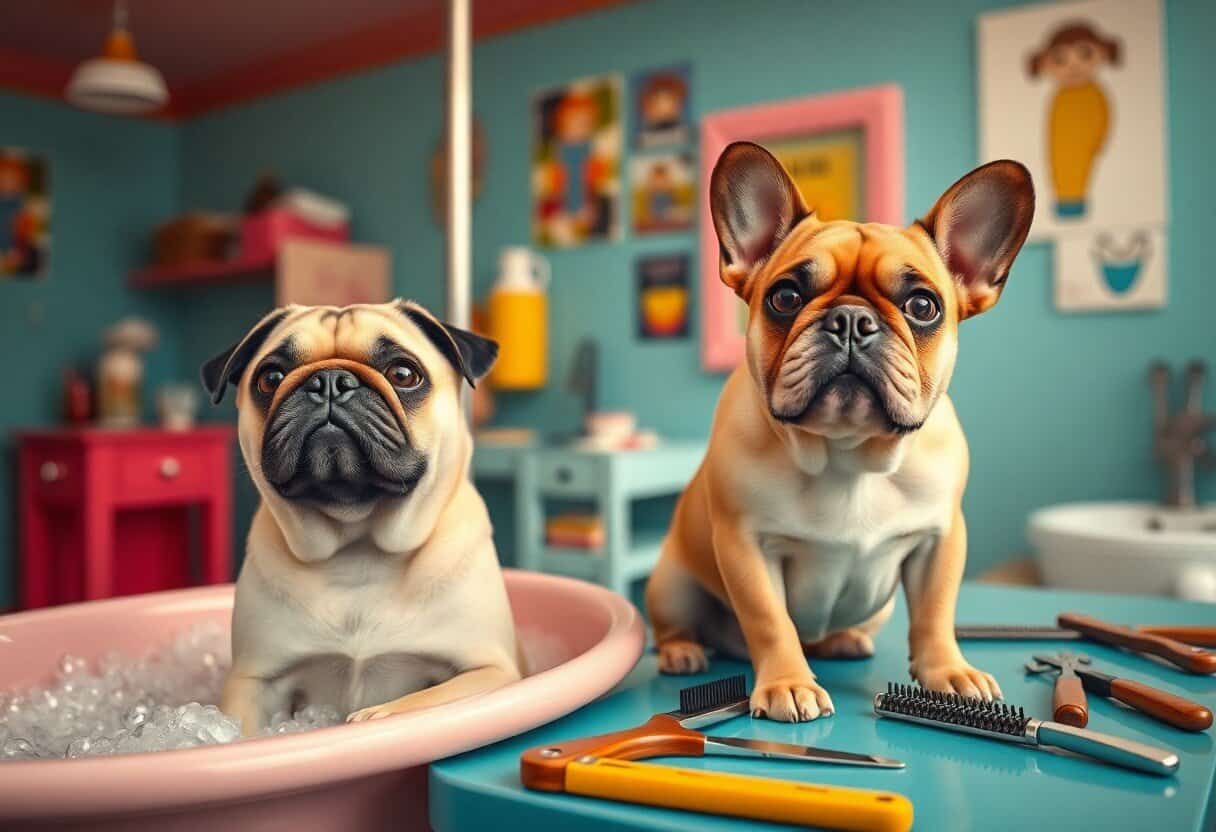 pug vs french bulldog