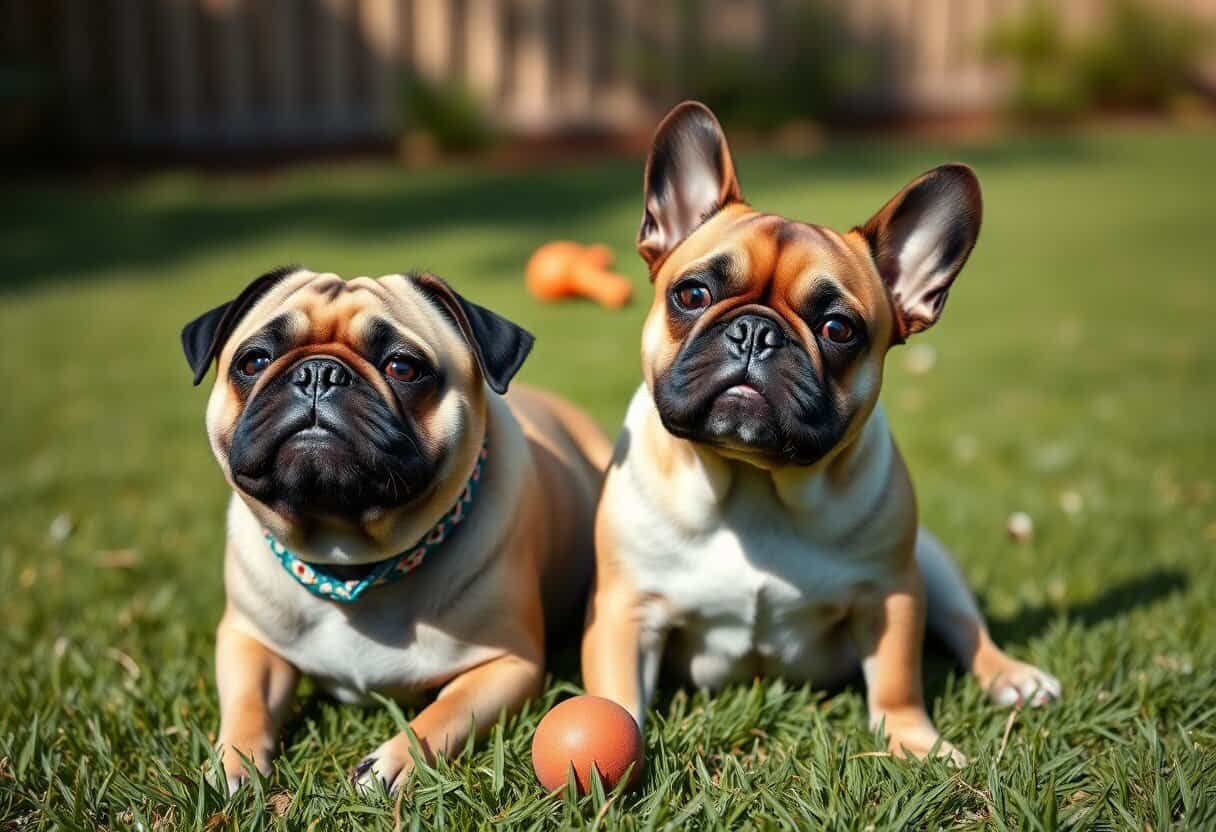 pug vs french bulldog