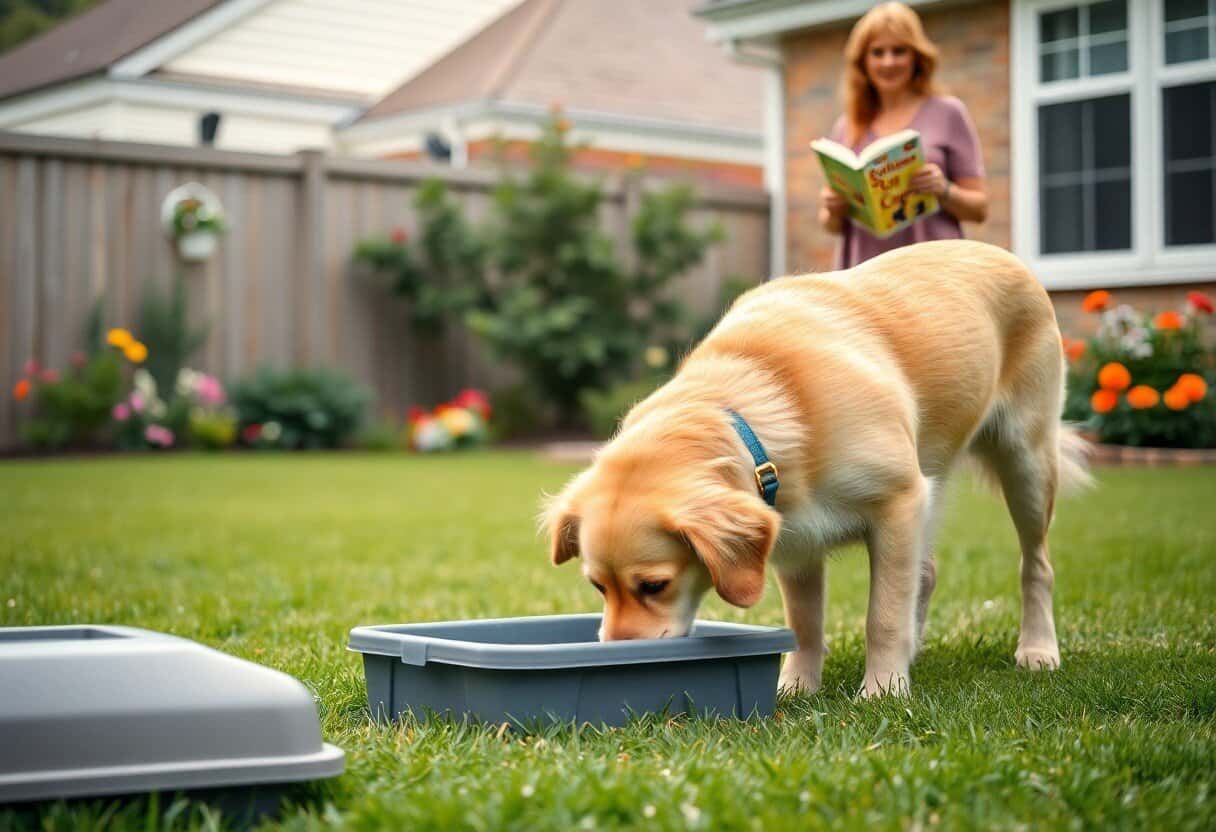 why do dogs eat cat poop