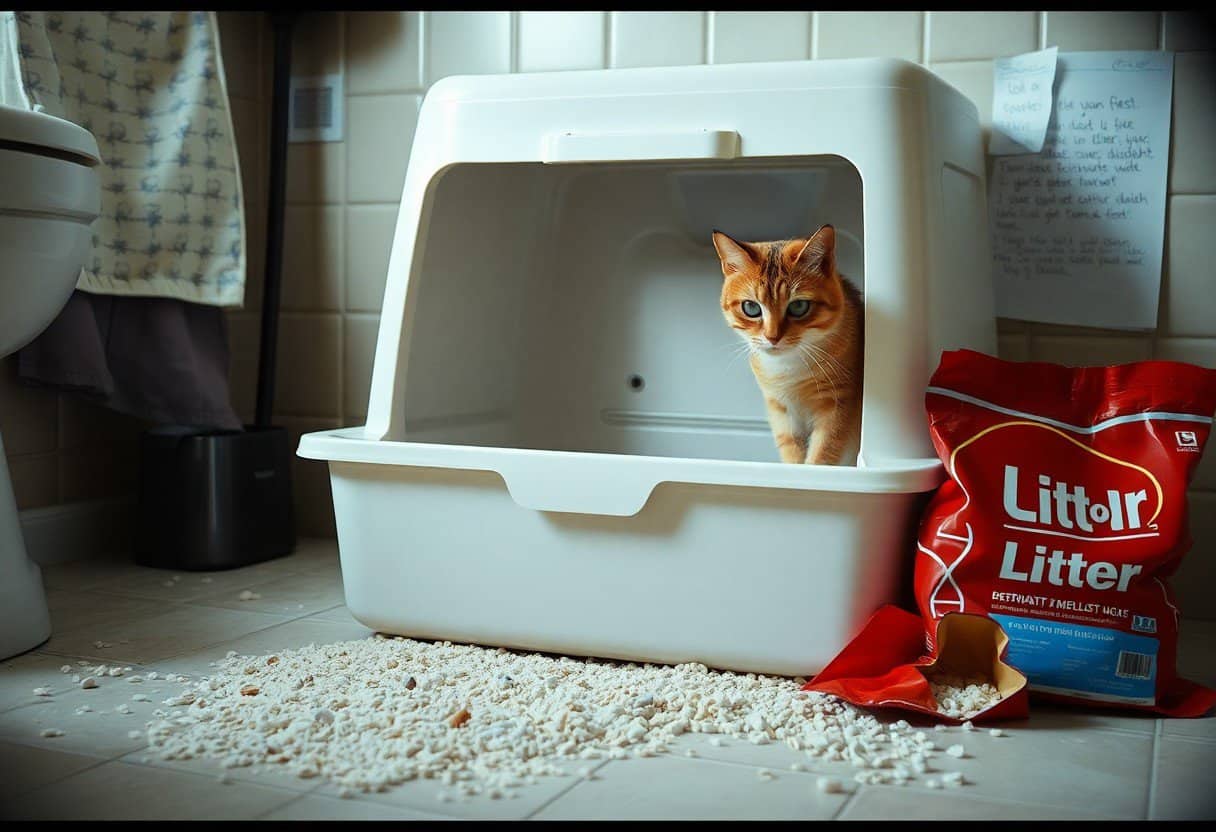 cat pooping outside the litter box